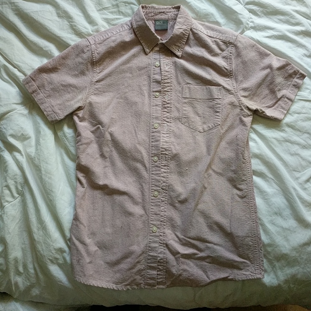 Asos Short Sleeve Button Down (Men's XXS)